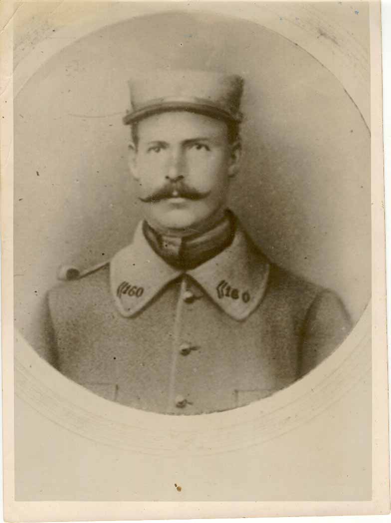 Claude Lazare JULIENNE (1882-1915), 160ème régiment d'infanterie